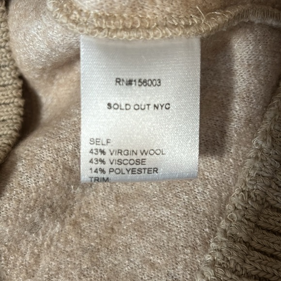 Sold Out NYC The Boyfriend Sweatshirt cream XS - Picture 5 of 5
